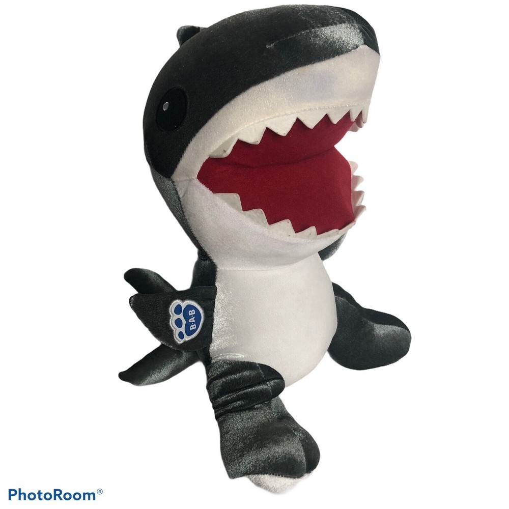Build A Bear Shark Week 30th Anniversary 2018 Plush Stuffed Animal 15" Grey